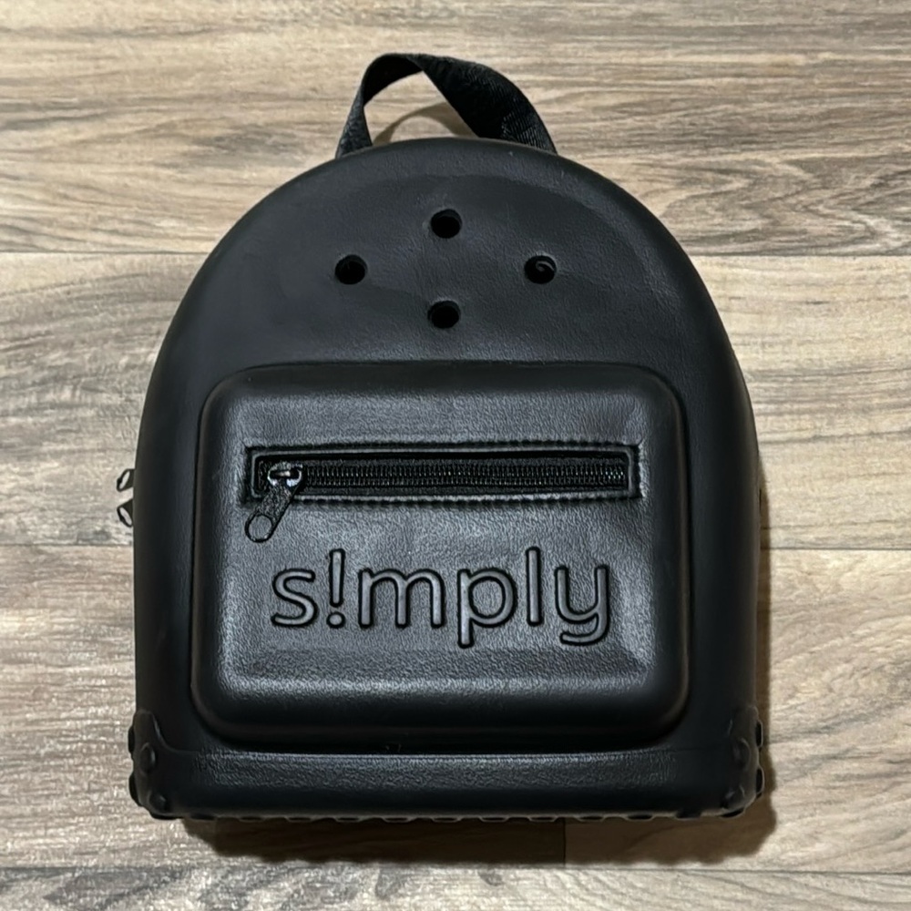 Simply Southern Bag Water Resistant Backpack Purse Adjustable Straps Black‎